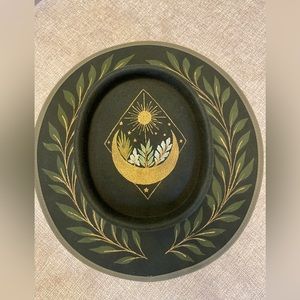 Custom hand painted Luna Bloom hat